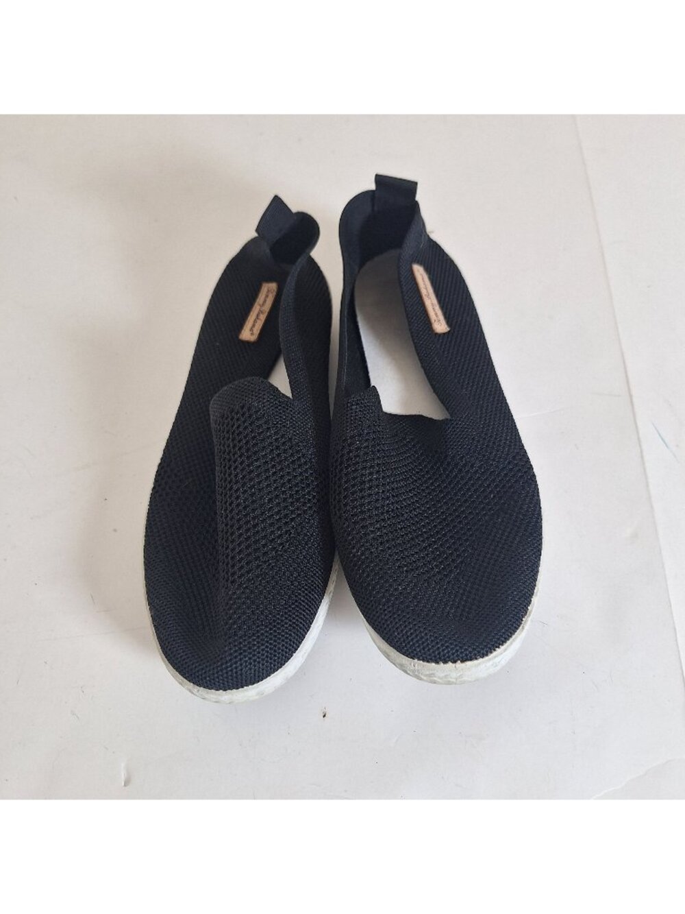 Tommy Bahama Black Mesh Slide On Shoes size 8